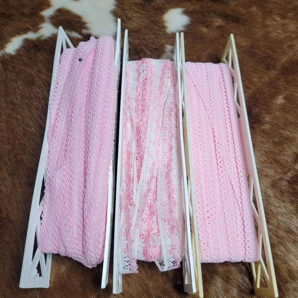 Vintage Lot of Pink Ribbon
